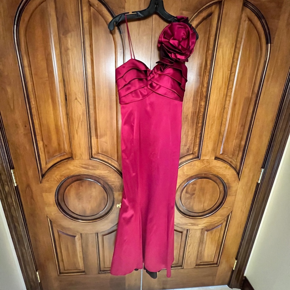 Marc Bouwer Red Rose Gown